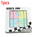 Magic Puzzle Cube Anti Stress Relief Toys for Adults Infinite Flip Funny Cube Sensory Toys for Children Special Needs Xmas Gifts