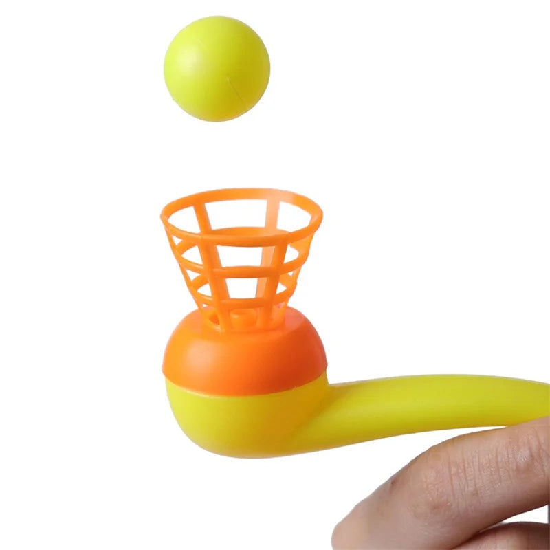 5/20PCS Children's Hanging Blowpipe Blowball Game Sensory Balance Training Floating Blowball Magic Parent Child Game