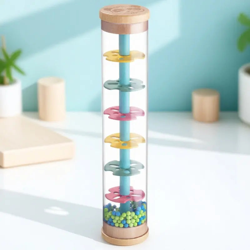 1Pcs Rain Stick Educational Rain Maker Sound Tube for Musical Instrument Soothing Cognitive Development Music