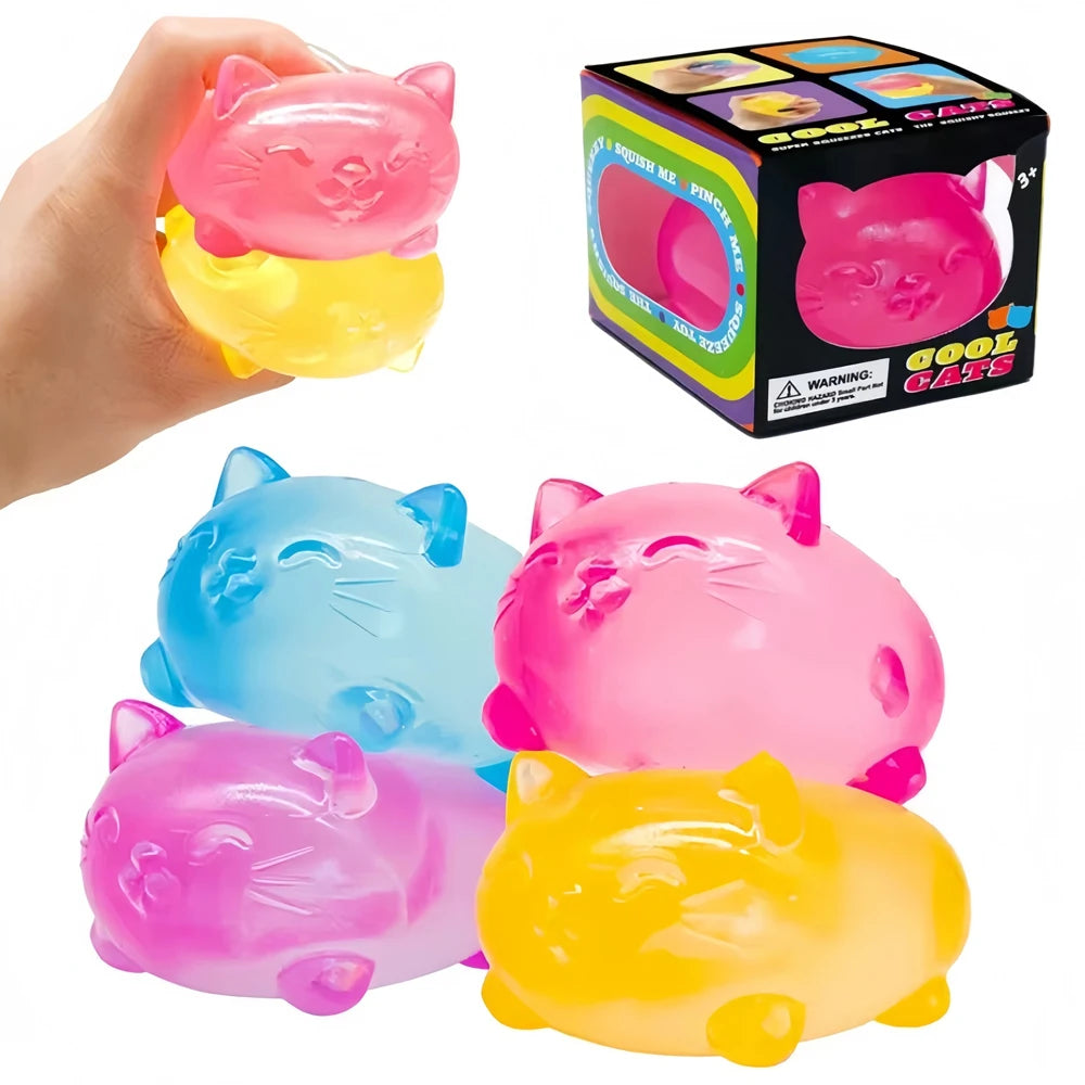 Squeeze Toys Hand Play Toy For Kids Anxiety Relief Birthday Party Favors Classroom Prize Office Desk Decor Sensory Silent Gift