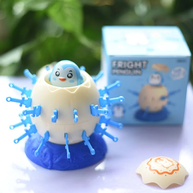 Mini Penguin Novelty Educational Toy for Kids - Interactive Parent-Child Game - Holiday Party Favor - Frog Pirate Bucket Theme