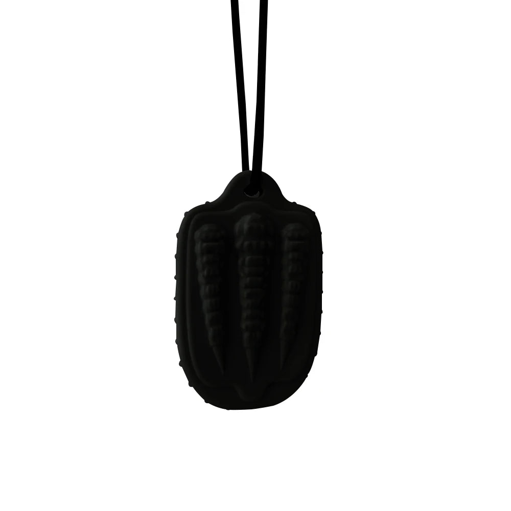 1/7pcs Kids Dragon shape Claw Sensory Chew Necklaces  Toy, Soft Silicone Textured Worry Stone Pendant for Stress Relief