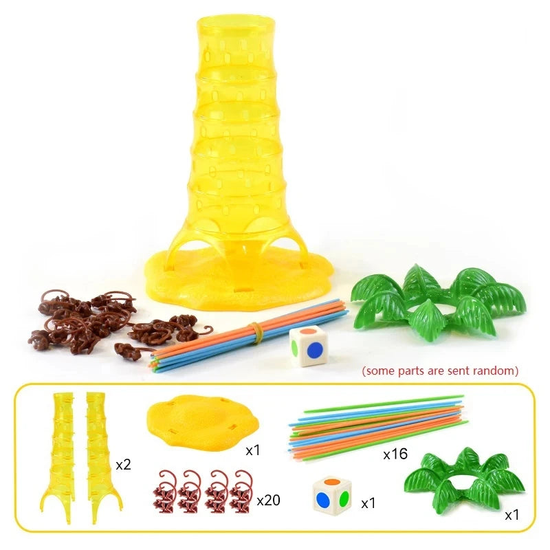 Multiplayer Tabletop Games Rolling Climbing Monkeys Interesting Intelligence Toys Parent-Child Interactive Board Game for Kids
