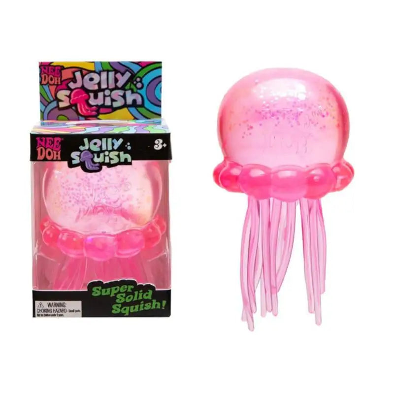 Needoh Jellyfish Squishy Blind Box Random Color Soft Stress Relief Toy Cute Relaxing Squeeze Sensory Toy