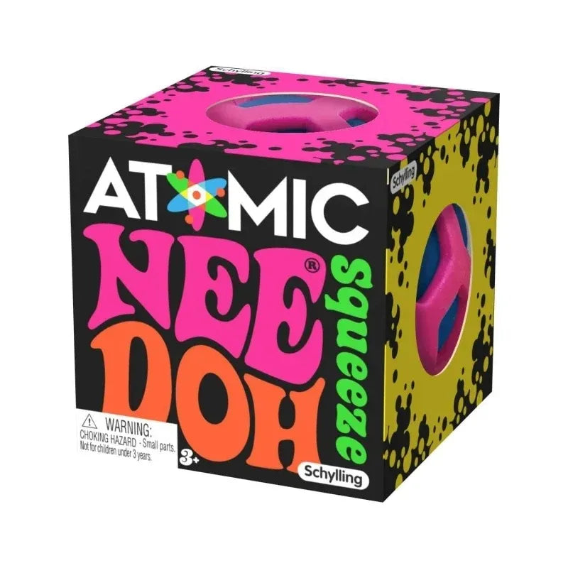 NeeDoh Squishy Schylling Atomic Stress Relief Ball Squishies Blind Box Stress Relief Toy Sensory NeeDoh Fidget Toy Party Gift //