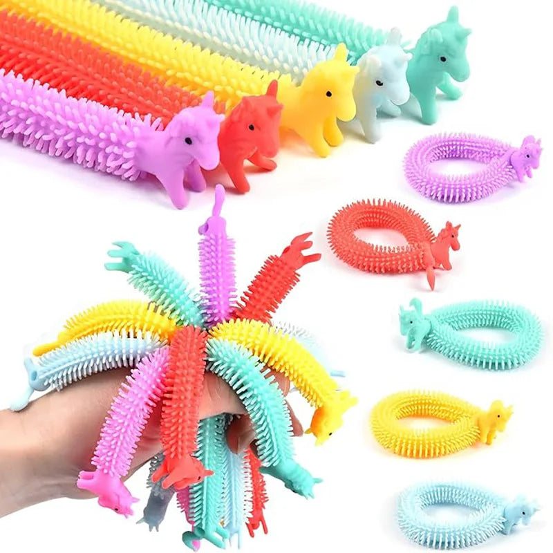 Unicorn Stretchy Strings Toys Sensory Stress Toys for Against Anxiety Quiet Stress Relief Toy for Autism and Special Needs