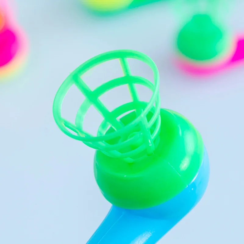 5/20PCS Children's Hanging Blowpipe Blowball Game Sensory Balance Training Floating Blowball Magic Parent Child Game