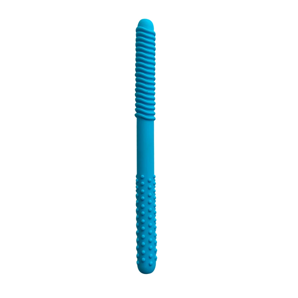 1/6pcs Kid Chewing Tube Speech Therapy Teeth Massager Hollow Molar Straw Baby Teether Handle Oral Muscle Training Teething Toy