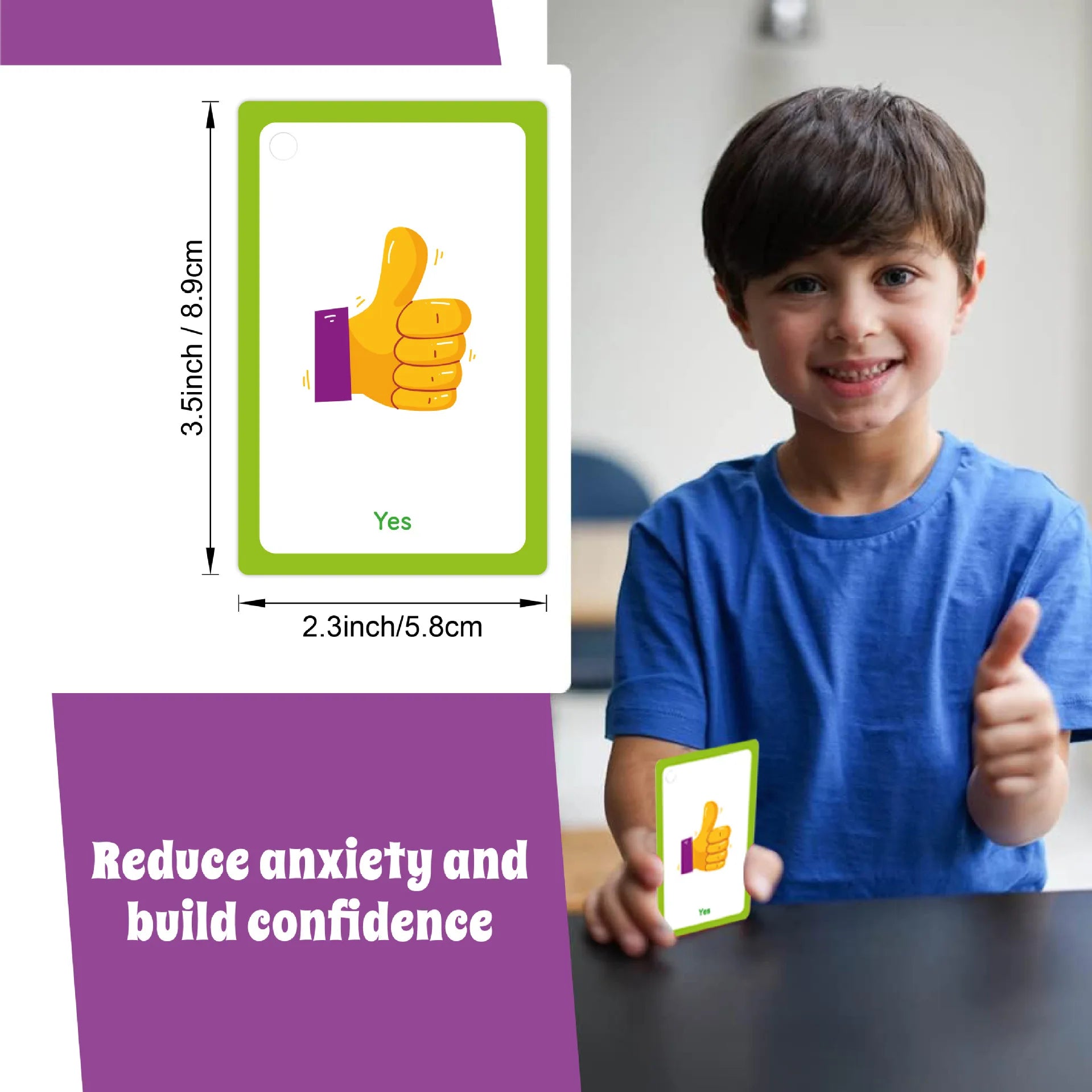 Bview Art Special Needs Communication Cards for Kids - Nonverbal Visual Aid, Autism Learning Tools & Cognitive Prompt Cards