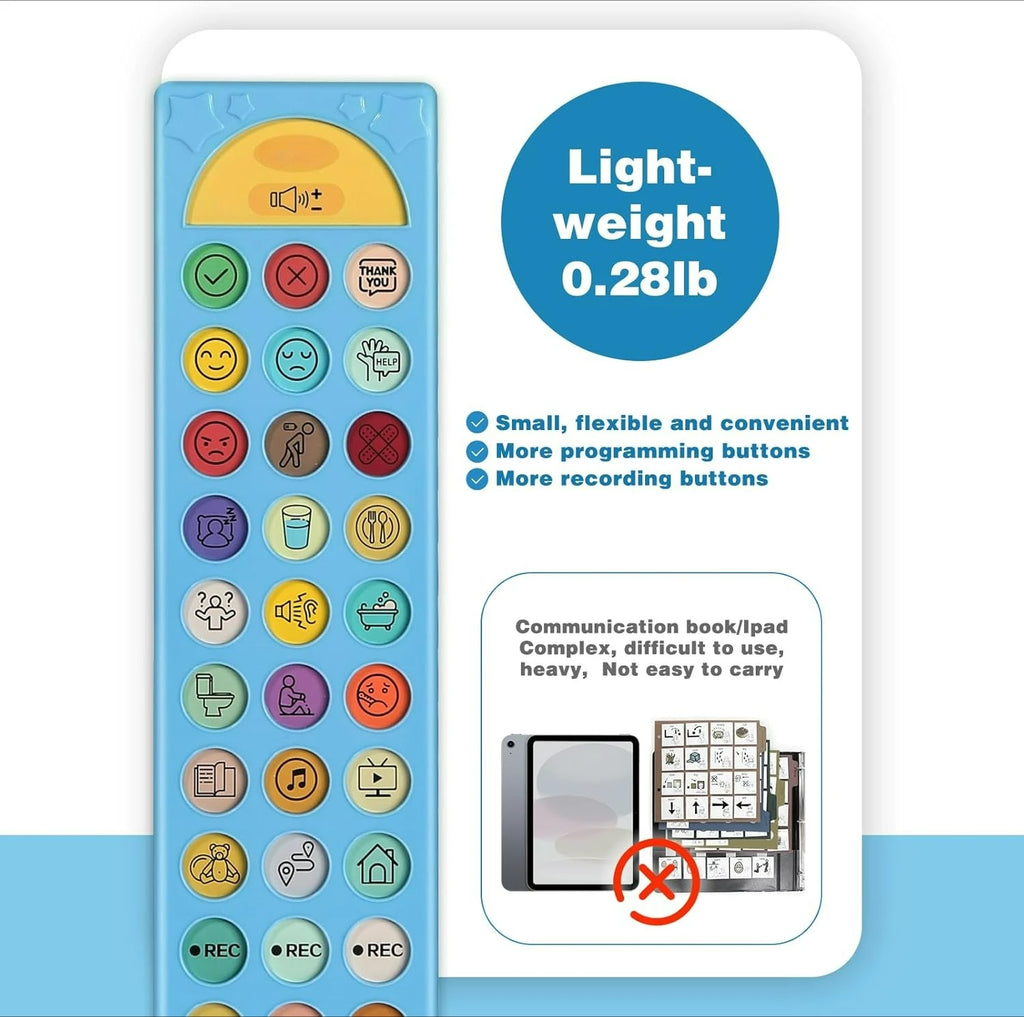 Non Verbal Communication Tools Autism Talking Aids with 6 Programmable Buttons  Autism Toys for Kids Nursery Classroom