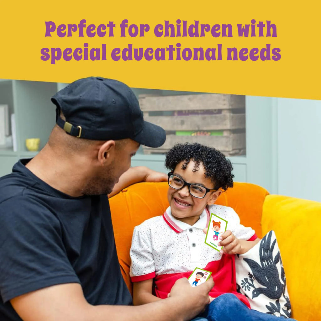 Bview Art Special Needs Communication Cards for Kids - Nonverbal Visual Aid, Autism Learning Tools & Cognitive Prompt Cards