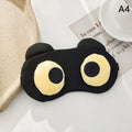Cartoon Sleep Eye Mask Cute Funny Anime Eye Cover Sleeping Mask Kids Eye Shade Band Blindfolds Sleep Aids Travel Rest Eyepatch