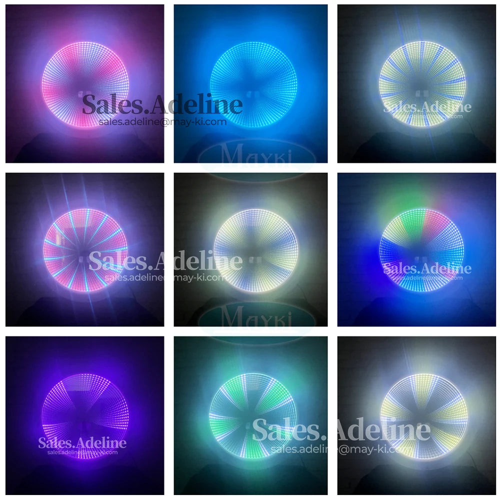Sensory Room Infinity Mirror Round Tunnel Lamp 23 Inch LED Mood Light Sensory and Special Needs Toy