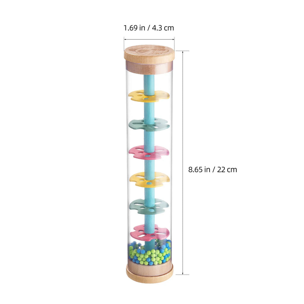 1Pcs Rain Stick Educational Rain Maker Sound Tube for Musical Instrument Soothing Cognitive Development Music