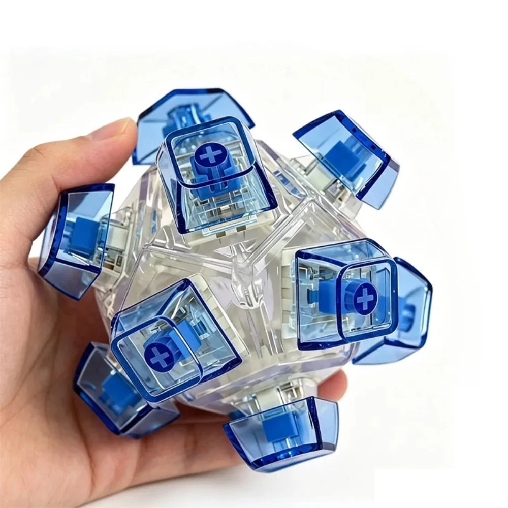 1Pc Creative spherical Square Fidget Decompression Keyboard Key Toy For Adults Antistress Toys Anti Stress Finger Games toys