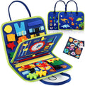 Montessori Toys Busy Board Sensory Activity Developing Board for Motor Skills Learning Board for Toddlers
