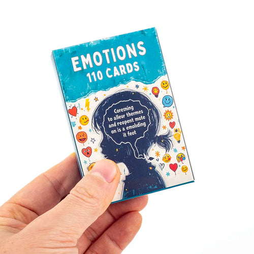 110 Emotions Cards Emotional Recognition & Expression Tool Fun Feelings Learning Game for Kids & Adults Board Playing Game Cards