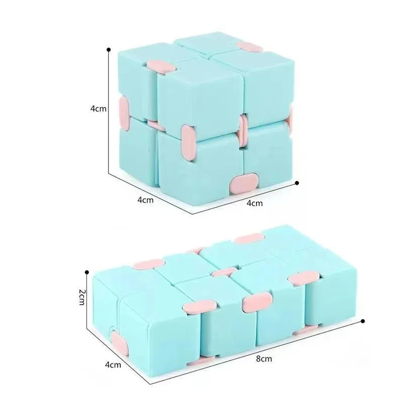 Magic Puzzle Cube Anti Stress Relief Toys for Adults Infinite Flip Funny Cube Sensory Toys for Children Special Needs Xmas Gifts