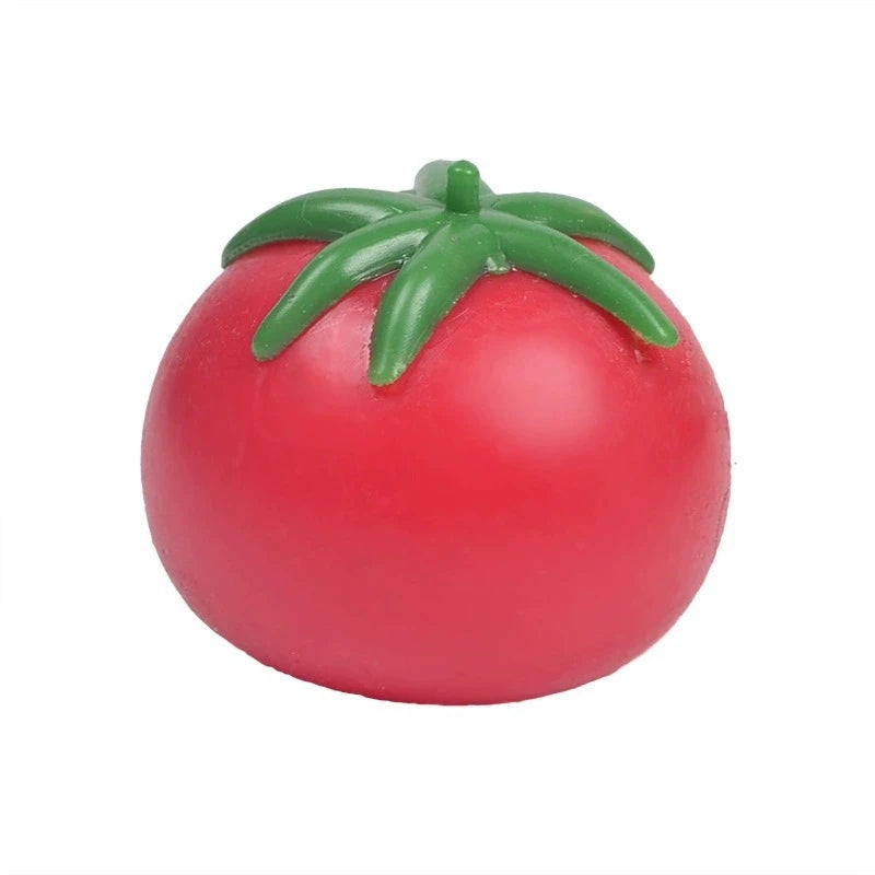Soft Squishy Simulated Tomatoes Squeeze Toys Water Ballon Sensory Fidget Toys for Adults Water Fights On the Beach Squeeze Toys