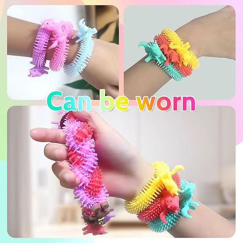 Unicorn Stretchy Strings Toys Sensory Stress Toys for Against Anxiety Quiet Stress Relief Toy for Autism and Special Needs