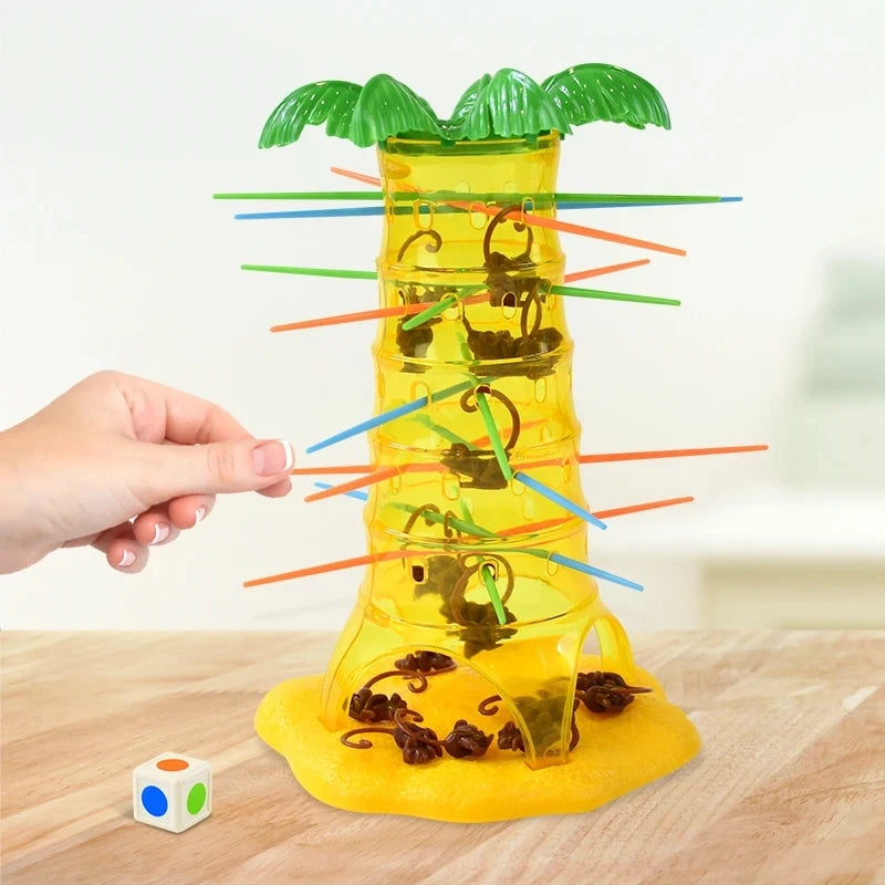 Multiplayer Tabletop Games Rolling Climbing Monkeys Interesting Intelligence Toys Parent-Child Interactive Board Game for Kids